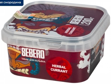 Купить Sebero - Herbal Currant (Ревень-Черная Смородина) 200г